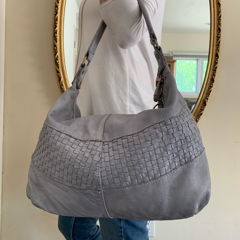 Civico13 Leather Shoulder bag, Made in Italy